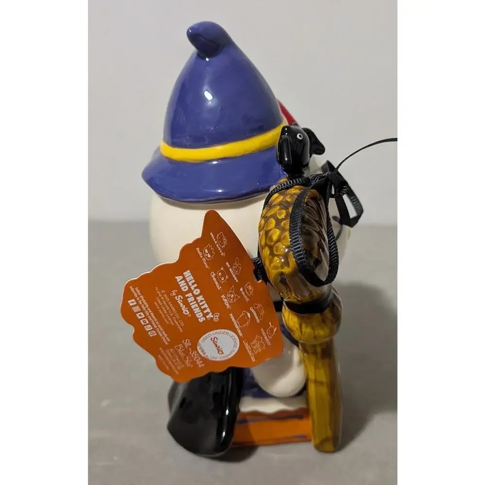 NWT Blue Sky Clayworks Hello Kitty Witch Figurine Halloween Decor Ceramic